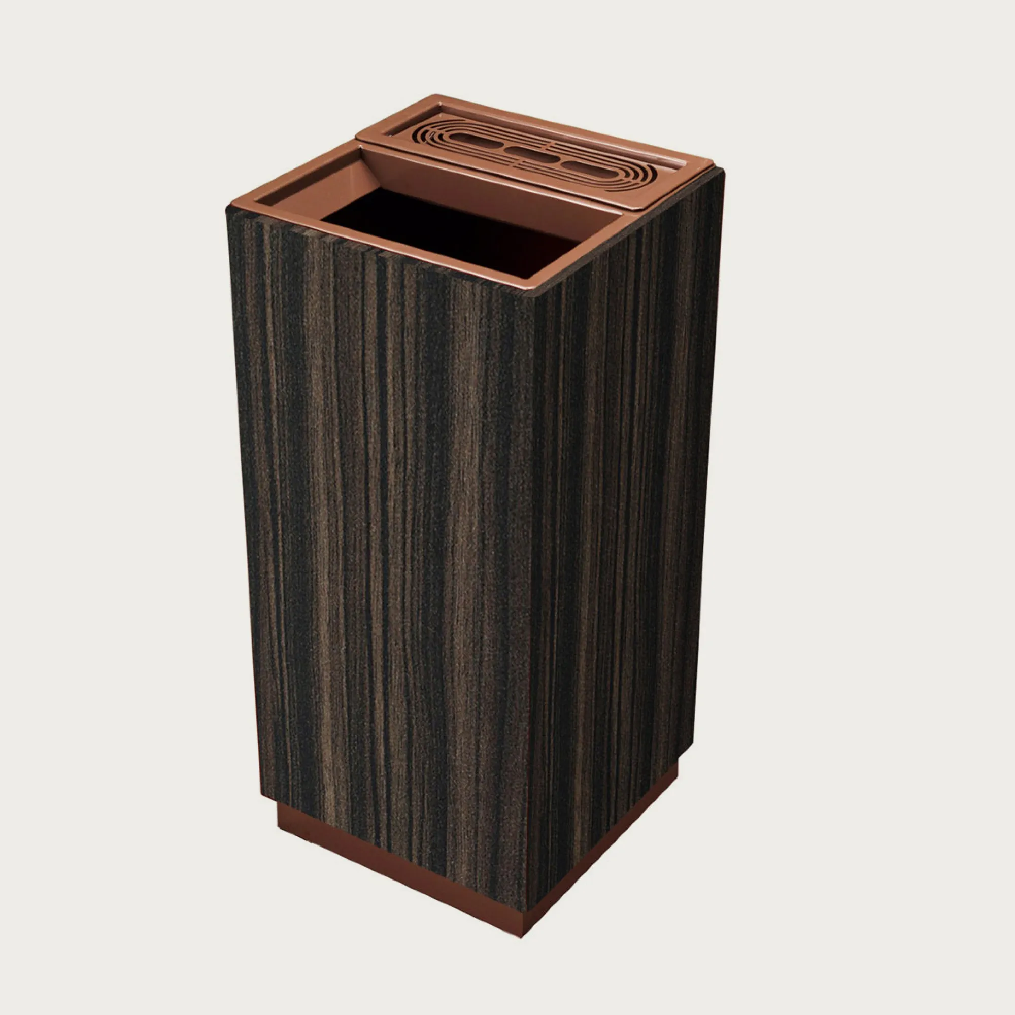 Straight Edge Ash Trash Wood Sq.